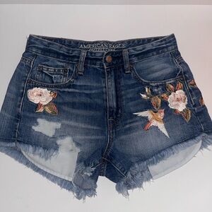 American Eagle Outfitters Women's Blue Denim Shorts